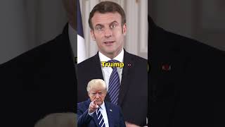 Trump Vs. Macron Gets Dirty 😢 #trump #macron #shorts