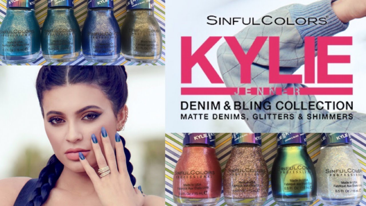 SinfulColors X Kylie Jenner Denim & Bling Collection | The Polished Pursuit  - YouTube