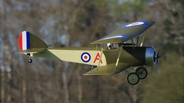 Classic Biplane from Flair Puppeteer first flight after long time storage