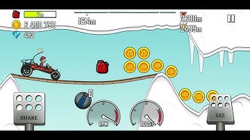 Hill Climb Racing Part 7: (Dune Buggy + Arctic Cave 1987m (60fps))