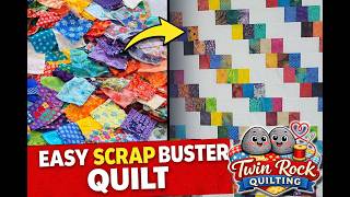 Easy Scrap Buster Quilt