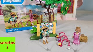 Playmobil Königskinder im Spielgarten 71849 auspacken Princess Magic seratus1 