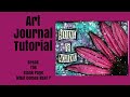 Art Journal Tutorial for Beginners - BREAK THE BLANK PAGE- USE YOUR OWN  PHOTOS FOR FOCAL IMAGES