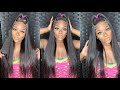 Style Your HD 5x5 Lace Closure like a Frontal😍🔥|Up / Down Straight look | NADULA Hair ✨