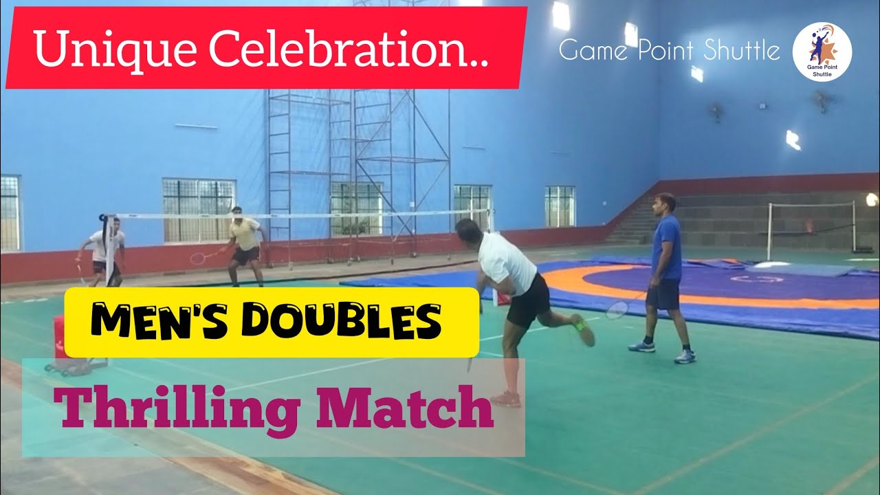 Match#8| Unique Celebration🔥🏸Men's Doubles Badminton 
