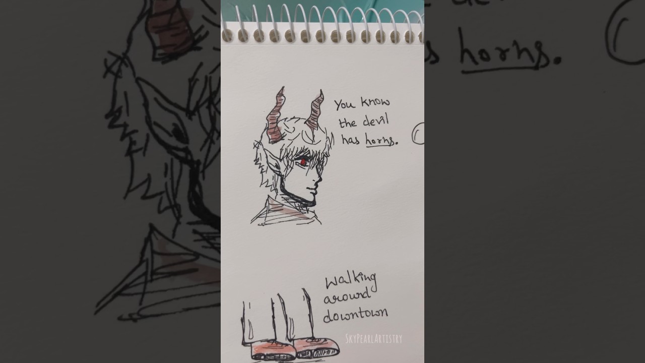 A study in contrast: When the devil trades in his horns for a suit and tie. 🖤 