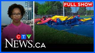 Child dies in inflatable castle during storm | CTV News Montreal at Six for Tuesday, June 2, 2026