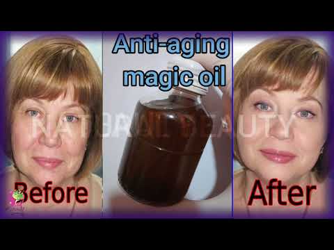 Wrinkles will disappear instantly / Magical oil is better than Botox that makes you look younger