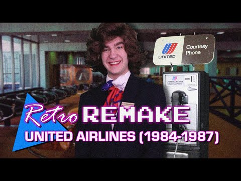 United Airlines Courtesy Phone Commercial (1984)