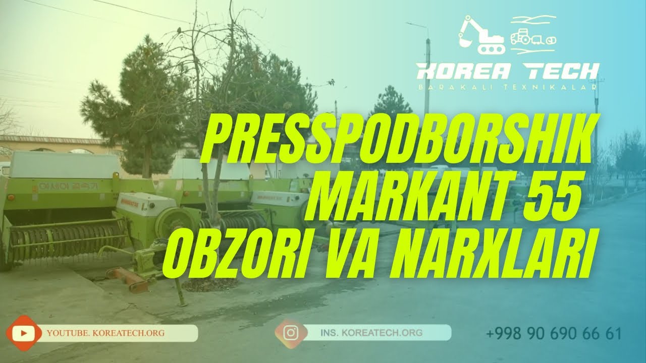 Claas Markant 55 presspodborshik (pres apparat) narxlari va obzori
