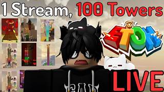 Can I Beat 100 EToH Towers in One Stream Come JOIN!!! 6.4k Sub Special!!! 3