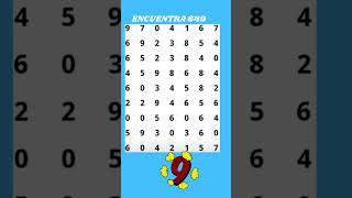 ENCUENTRA EL NÚMERO. shorts retosvirales numbers numeros  aprenderespañol estudiarespañol