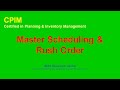 Master scheduling &amp; rush order