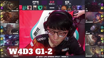 ES vs FPX - Game 2 | Week 4 Day 3 LPL Spring 2021 | eStar vs FunPlus Phoenix G2