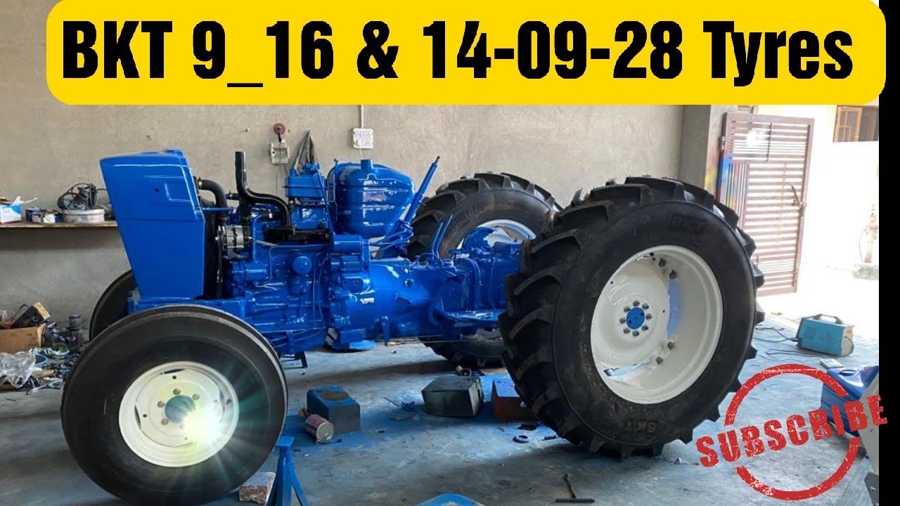 Ford 3600 Tractor Tyre’s Combination | Paint job done | Modifications | BKT Tyres | Restoration vlog