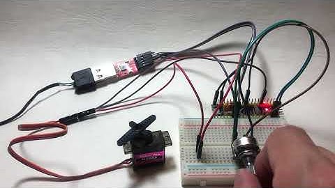 STM32：使用可變電阻控制伺服馬達