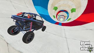 7 in 1 IMPOSSIBLE Mega Ramp Challenge 999.888.777% People Cannot Complete This Race in GTA 5!