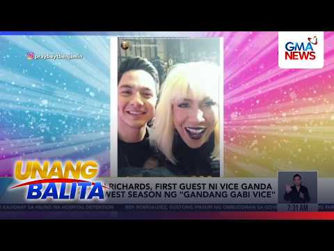 Alden Richards, first guest ni Vice Ganda sa newest season ng "Gandang Gabi Vice" | Unang Balita