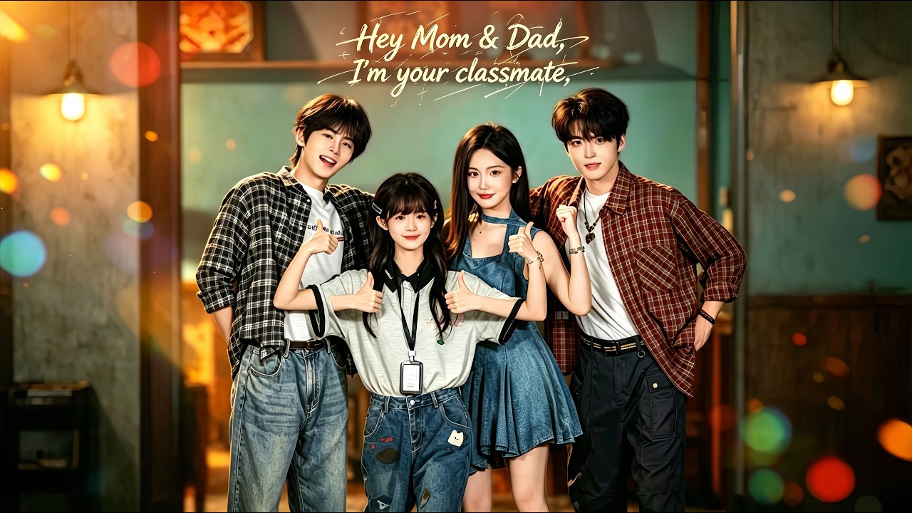 She time-travel as parents' classmate, plan split them save mom, but fall for their sweet love!