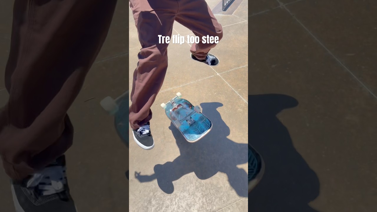 Drew got the best 3flips #skateboarding #treflip #360flip #oldschoolskateboarding