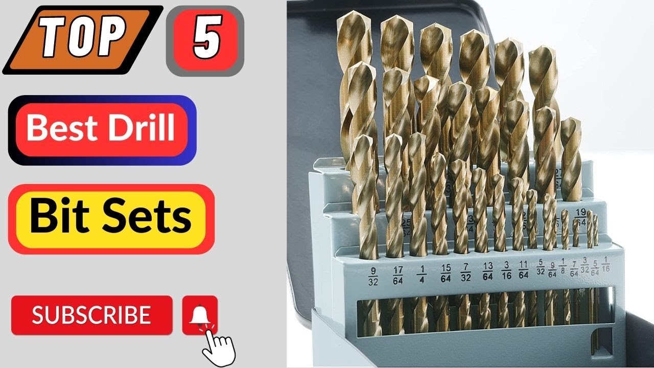 Top 5 Best Drill Bit Sets || Drill Bits For Steel - YouTube