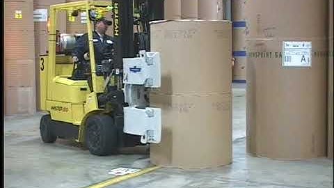 split arm paper roll clamp video