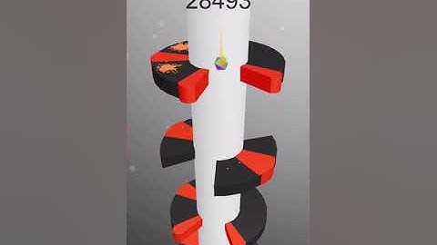 Passing level 200 in Helix Jump