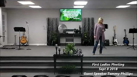 First Ladies Meeting Sept 8 2018 Tammy Phillips