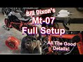 Bill Dixon’s MT-07 stunt bike Yamaha fz-07 setup dunlop RSC Ht moto Bullet speed. Setup explained!