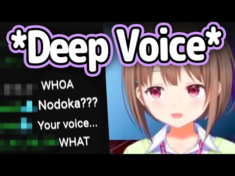 Nodoka Switches To Her Deep Voice And Sounds Like A Different Person...【Hololive】