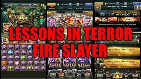 Legendary Game OF Heroes: Lessons In Terror Event Gameplay/Deck Ideas (Fire Slayer)