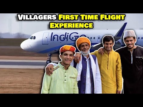 Villagers First Time Travelling In An Airplane ! Tribal People First Time In An Aeroplane