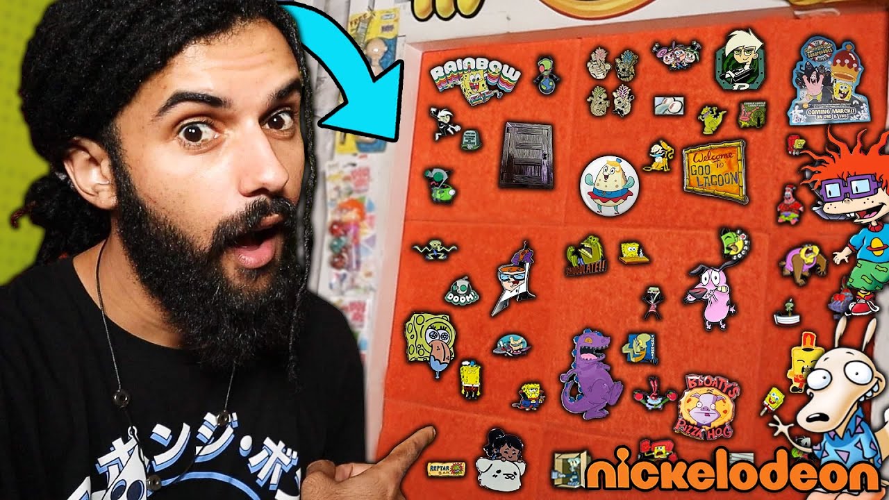I Bought EVERY RAREST NICKELODEON COLLECTORS PIN I COULD FIND!! *EMPLOYEE EXCLUSIVES & MOVIE PROMOS*