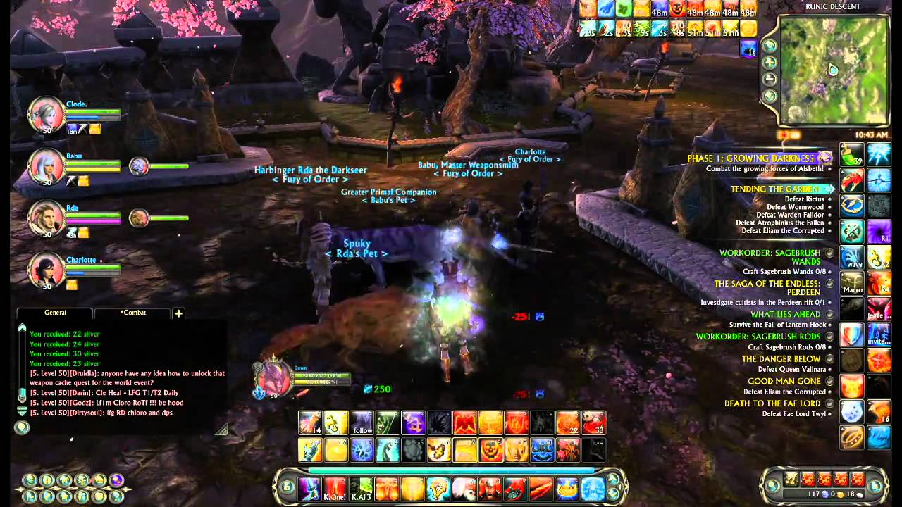 Runic Descent(expert) - Fight with mobs