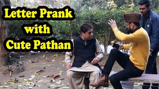 Letter Prank with  Cute Pathan  | Allama Pranks | Totla reporter | India | Pakistan