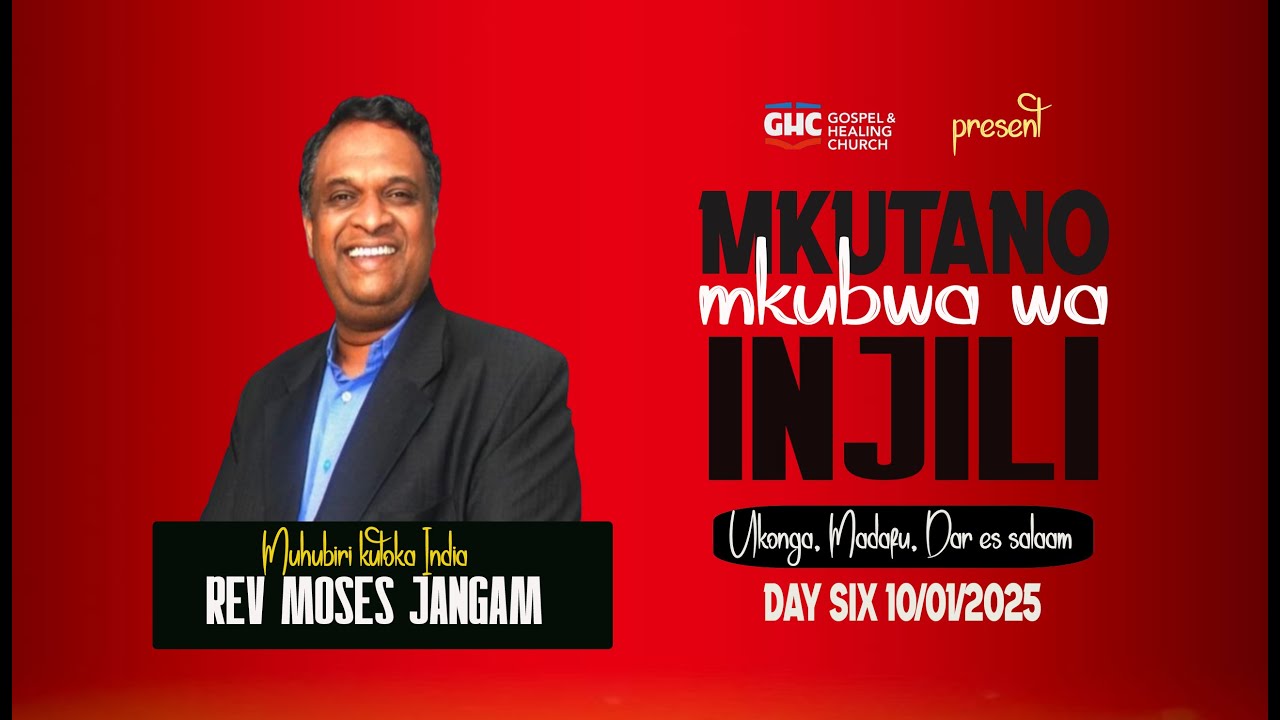 MKUTANO WA INJILI SIKU YA SITA NA REV MOSES JANGAM