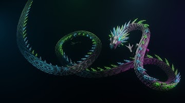 Blender dragon animation