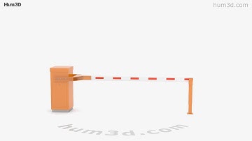 Boom Barrier 3D model by 3DModels.org