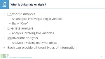 ENABLE - Data Mining | Univariate Analysis part 1