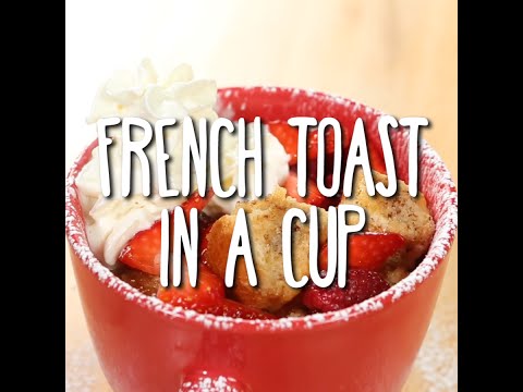 Easy French Toast In A Mug