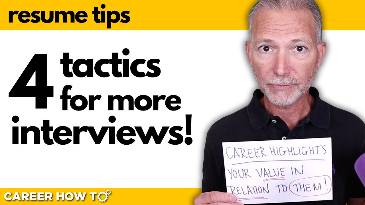 4 Resume Writing Strategies to Get More Job Interviews - YouTube