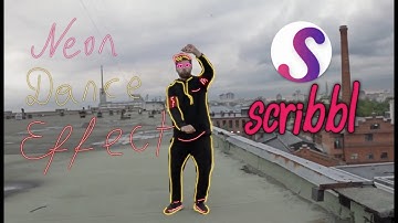 How to edit Neon Dance Effect video on Android || Scribbl