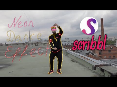 How to edit Neon Dance Effect video on Android || Scribbl
