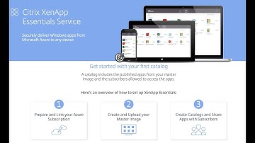 Citrix XenApp Essentials in Microsoft Azure installation demo