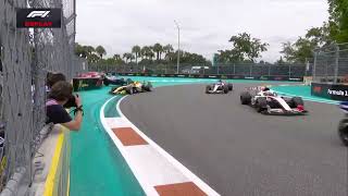 Pierre Gasly/Liam Lawson crash | 2026 Miami GP