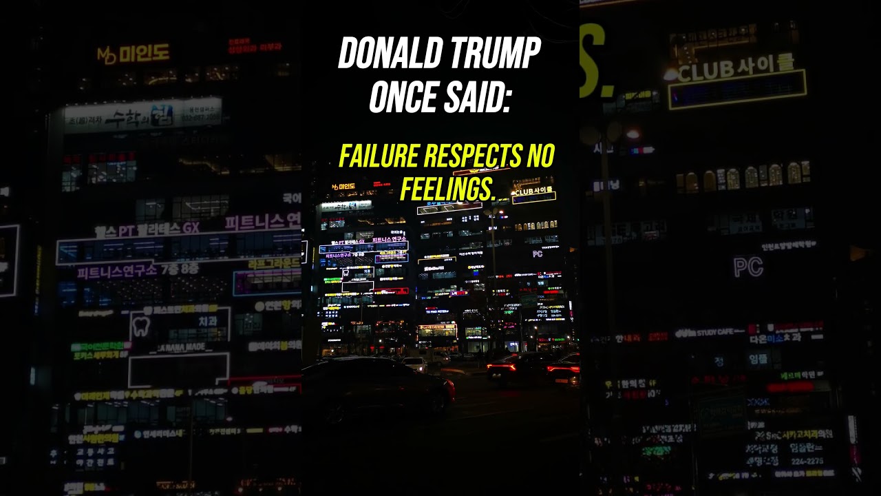 Nobody told you this. 