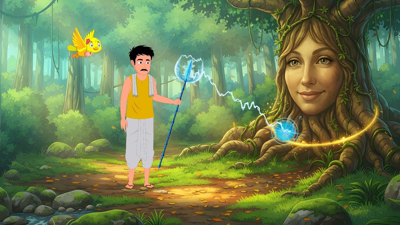 रहस्यमय जंगल और जादूई जामुन | Hindi Kahaniya | Moral Story | Dream Stories | Animated Story 