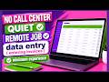 Non-Phone Remote Jobs Explained: Data Entry Roles You Can Do From Home