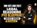 CUET PG LLB & MH-CET 2027 Legal Reasoning PYQs | 2022-2026 Previous Year Questions | PYQs Class-2
