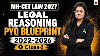 CUET PG LLB & MH-CET 2027 Legal Reasoning PYQs | 2022-2026 Previous Year Questions | PYQs Class-2